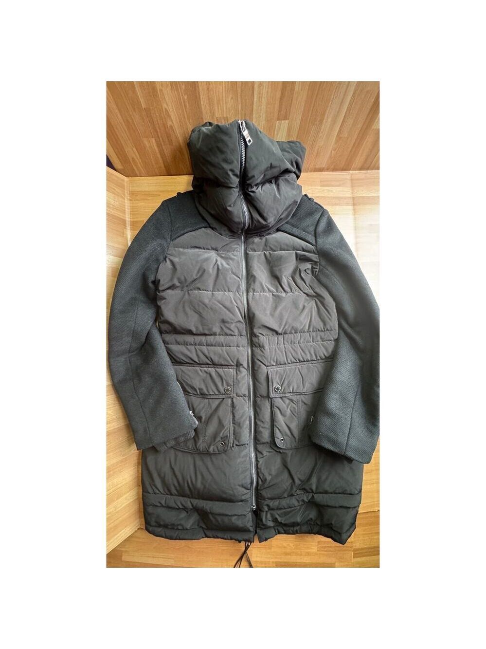 Ashley B Down Fish Tail Mixed-Media Parka, size small - Picture 10 of 12
